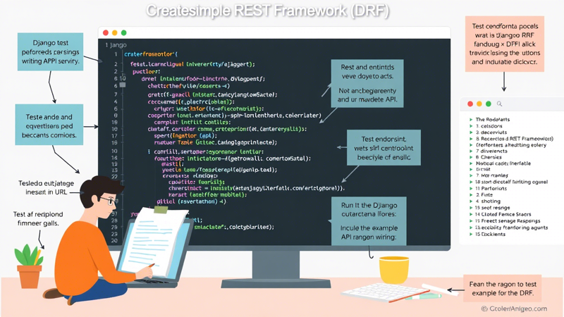 langkah-langkah lengkap membuat REST API sederhana menggunakan Django 
